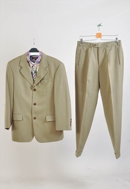 Vintage 90s suit in beige