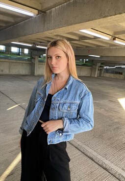 Vintage 90s Calvin Klein Jeans Embroidered Denim Jacket