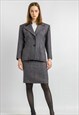YVES SAINT LAURENT suit, 80s pencil blazer woman suit 5985