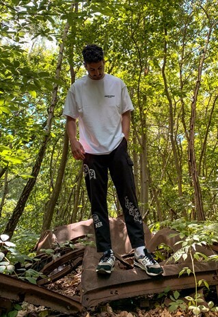 FAKER X PULL & BEAR CARGO TROUSERS