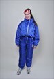 ONE PIECE SKI SUIT, 80S PATTERN SNOWSUIT MEDIUM SIZE PATTERN