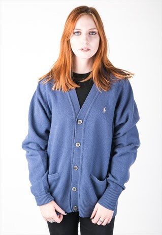 VINTAGE 90S RALPH LAUREN KNITTED CARDIGAN
