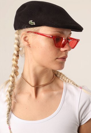 VINTAGE LACOSTE FLAT CAP HAT