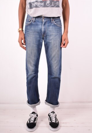 LEVI'S 507 MENS VINTAGE JEANS W30 L31 BLUE 90S