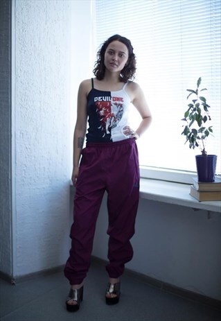 VINTAGE 90'S PURPLE SPORTS SWEATS
