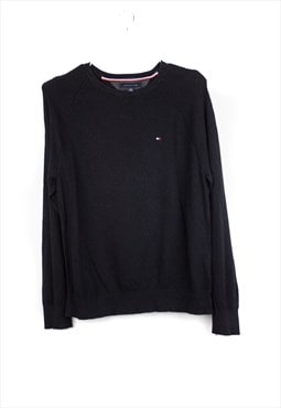 Vintage Tommy Hilfiger Jumper in Black L