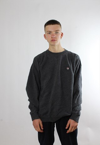 VINTAGE FILA BASIC LOGO CREW NECK