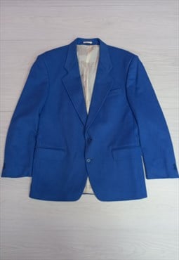 90's Vintage Blazer Suit Jacket Blue