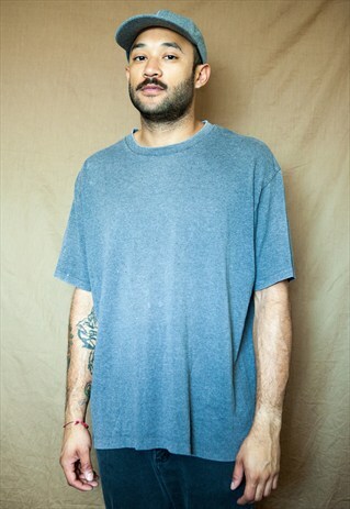 90S MINIMALIST SPORTSWEAR DARK GREY SHORT SLEEVE TEE XL