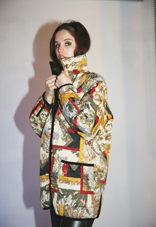 RARE 80S SALVATORE FERRAGAMO QUILTED COAT