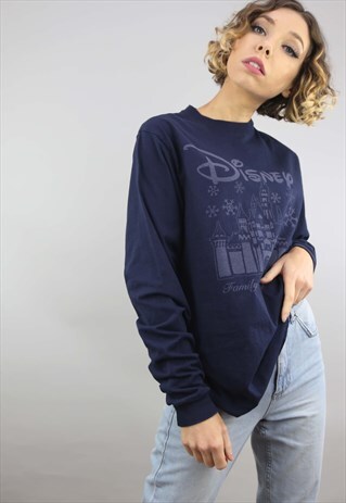 VINTAGE RETRO DISNEY LONG SLEEVE T-SHIRT TOP CARTOON