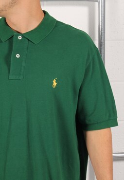 Vintage Polo Ralph Lauren Polo Shirt in Green XL