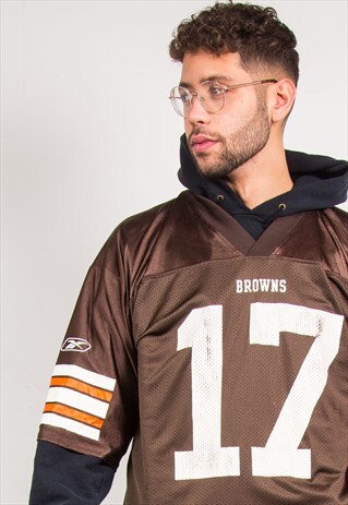 AMERICAN FOOTBALL SHIRT NFL JERSEY CLEVELAND BROWNS