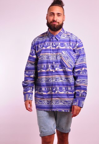 VINTAGE AZTEC FESTIVAL SHIRT