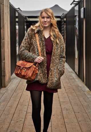 RUSTIC LEATHER MESSENGER SATCHEL (HAND POLISHED)
