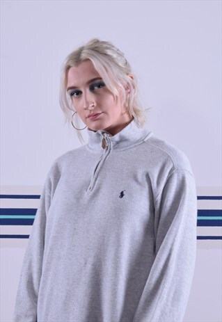 GREY RALPH LAUREN SWEATSHIRT