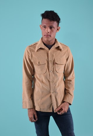 TAN LEVI'S PANATELA SIGNATURE COLLECTION SHIRT