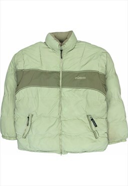 Colombia 90's Spellout Zip Up Puffer Jacket XXLarge (missing
