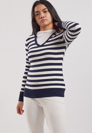 VINTAGE TOMMY HILFIGER V-NECK JUMPER