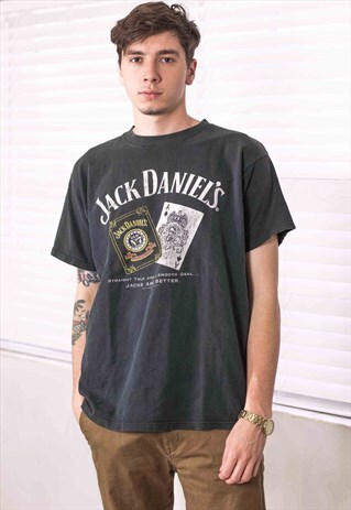 VINTAGE JACK DANIEL'S T-SHIRT LOGO 90S X 8.5