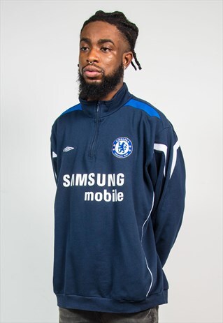 UMBRO CHELSEA QUARTER ZIP SWEATSHIRT