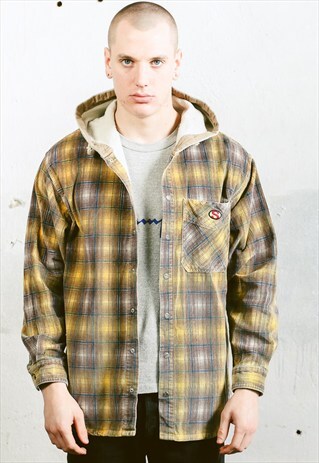 VINTAGE 90S THICK CORDUROY SHIRT JACKET