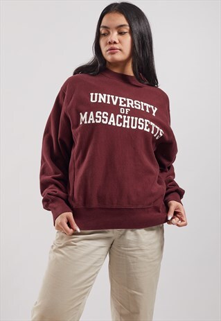 VINTAGE CHAMPION UNIVERSITY OF MASSACHUSETTS SWEATSHIRT