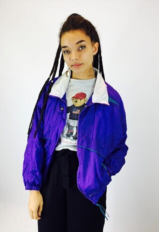 VINTAGE FESTIVAL 80S RAVE WINDBREAKER JACKET