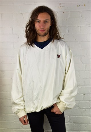 VINTAGE 90'S RALPH LAUREN NYLON GOLF SWEATSHIRT