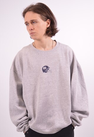 VINTAGE ADIDAS SWEATSHIRT JUMPER GREY