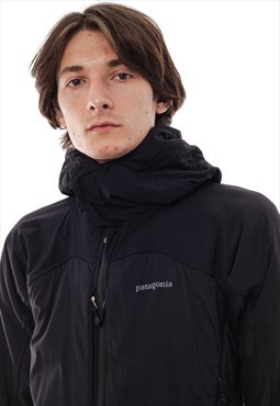 Vintage PATAGONIA Soft Shell Jacket R Fleece Lined Black
