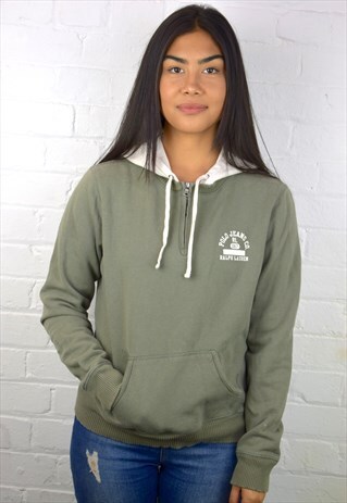 VINTAGE 90'S RALPH LAUREN HOODED SWEATSHIRT