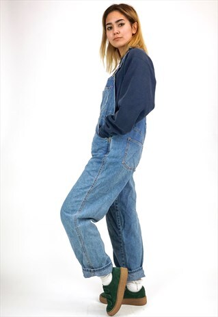 VINTAGE 90'S DENIM DUNGAREES