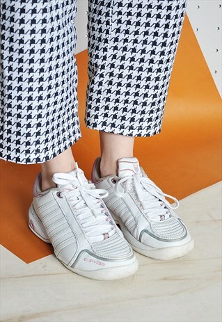 90S WHITE LEATHER SNEAKERS