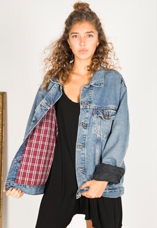 VINTAGE 80S LEVIS WINTER BLANKET JACKET / R1130C402