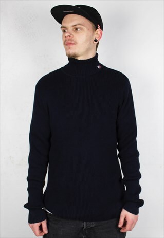 VINTAGE RALPH LAUREN POLO JEANS TURTLE NECK JUMPER SWEATER