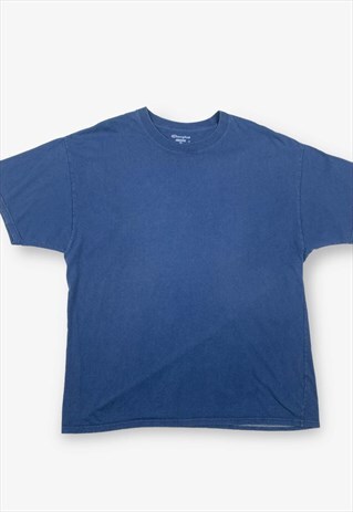 Vintage champion plain t-shirt navy blue xl BV16492
