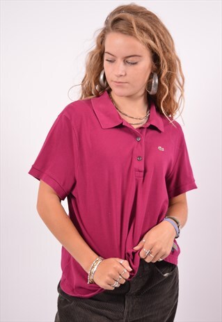 VINTAGE LACOSTE POLO SHIRT PURPLE