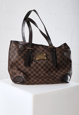 Vintage Louis Vuitton Hand Bag in Brown Leather Monogram