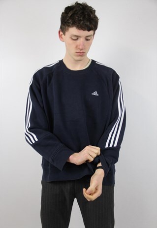 VINTAGE ADIDAS NAVY 90'S SWEATSHIRT