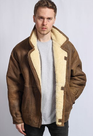 VINTAGE SUEDE SHEEPSKIN JACKET