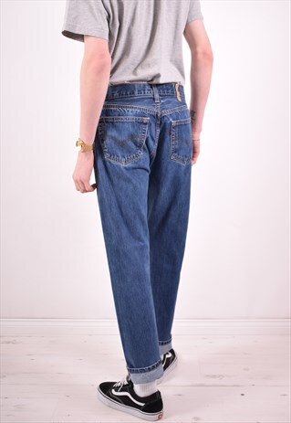 LEVI'S MENS VINTAGE JEANS W33 L32 BLUE 90S