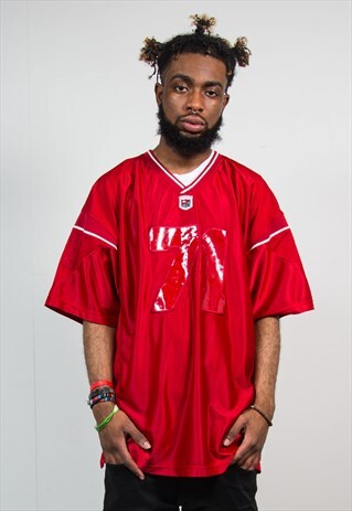 VINTAGE STARTER JERSEY AMERICAN FOOTBALL SHIRT RED