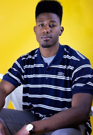 STRIPED SHORT SLEEVE POLO SHIRT