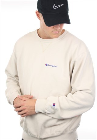 VINTAGE CHAMPION USA SPELL OUT SWEATSHIRT JUMPER