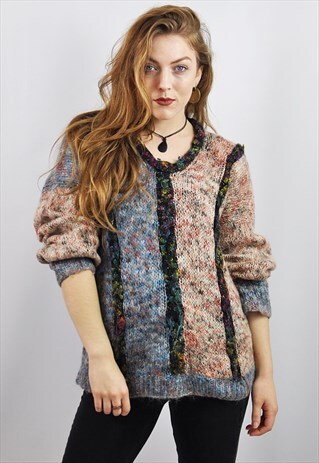 VINTAGE OVERSIZE MOHAIR SWEATER / JUMPER
