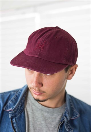 NEW HUF BASEBALL CAP HAT LOGO 90S X 3.1