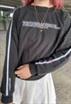 VINTAGE 90S CALVIN KLEIN EMBROIDERED BLACK SWEATSHIRT 