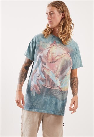 VINTAGE BUTTERFLY GRAPHIC T-SHIRT