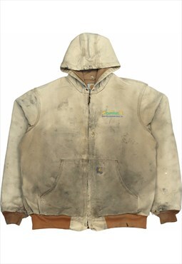 Vintage 90's Carhartt Workwear Jacket Heavyweight Hooded